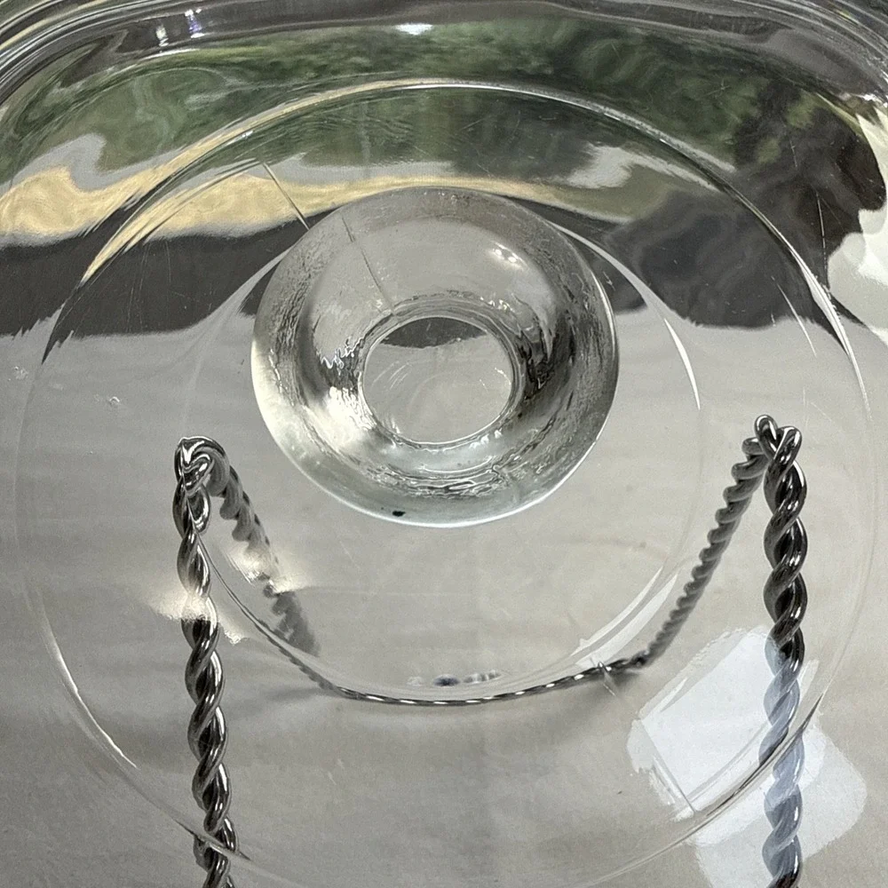 Pyrex Clear Glass Replacement Lid Fits 6.5